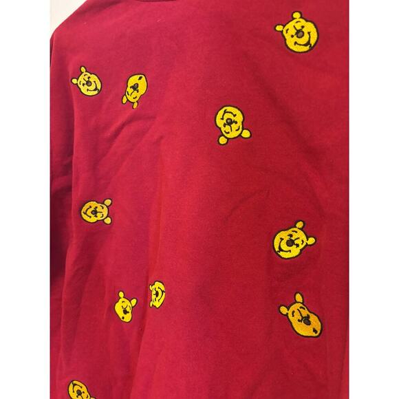 Vintage Winnie The Pooh Bear Disney All Over Print Crewneck Sweatshirt - Picture 5 of 6